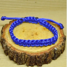 Braided Infinity Bracelet - Blue