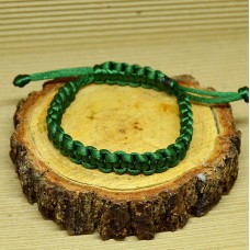 Braided Infinity Bracelet - Green