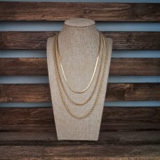 3 Layer Gold Plated Stainless steel Necklaces 3 Layer Gold Plated Stainless steel Necklaces