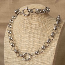 10mm Rolo Stainless Steel Set with 50cm Necklace & Bracelet
