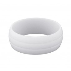 Silicone UNISEX Ring #10  White
