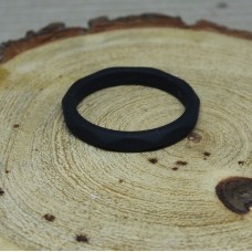 Thin Silicone Ring #8 Black