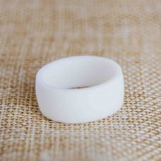 Silicone UNISEX Ring #10 White