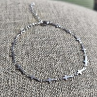 Stainless Steel Crosses Ankle Chain