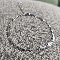 Stainless Steel Crosses Ankle Chain