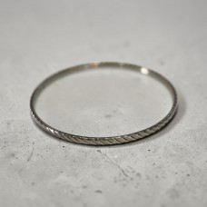 Stainless Steel Ladies 3.3mm textured Bangle