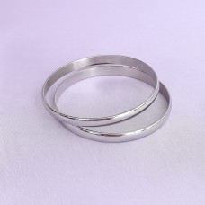 Stainless Steel Ladies 5mm Bangle 65mm