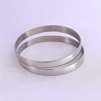 Stainless Steel Ladies 8mm Bangle - 65mm