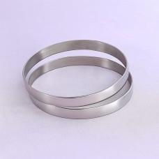 Stainless Steel Ladies 8mm Bangle - 65mm