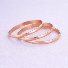 Rose Gold Stainless Steel Ladies 5mm Bangle