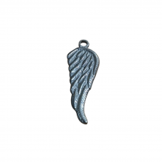 Silver Stainless Steel Charm - Wing.1