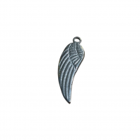 Silver Stainless Steel Charm - Wing.2