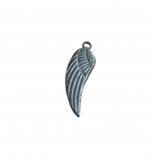 Silver Stainless Steel Charm - Wing.2