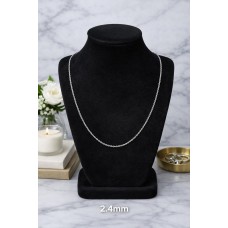 2.4mm Stainless Steel twist chain 55cm