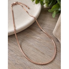 2mm Rose Gold Stainless Steel Necklace 40cm 2mm Rose Gold Stainless Steel Necklace 40cm