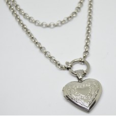 5mm Rolo Stainless Steel Necklace with Locket
