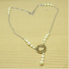 Stainless Steel Fearless Pearls Necklace
