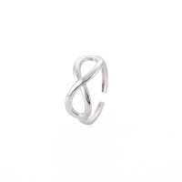 Stainless Steel Adjustable Ring - Infinity