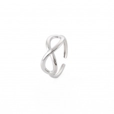 Stainless Steel Adjustable Ring - Infinity