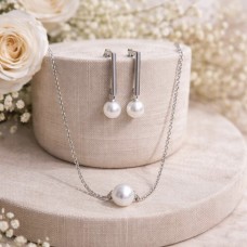 2mm Oval Stainless Steel Pearl set